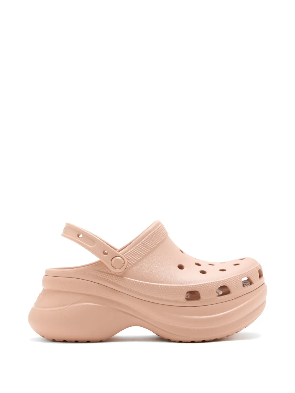 Crocs Bae platform textured clogs - Toni neutri