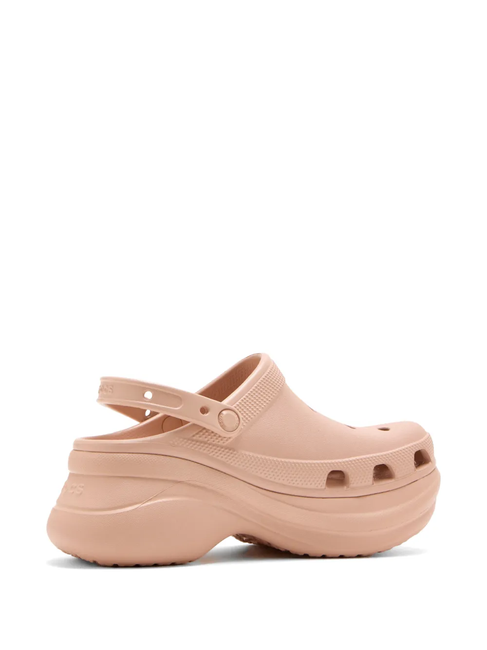 Crocs Bae klompen met plateauzool en textuur Beige