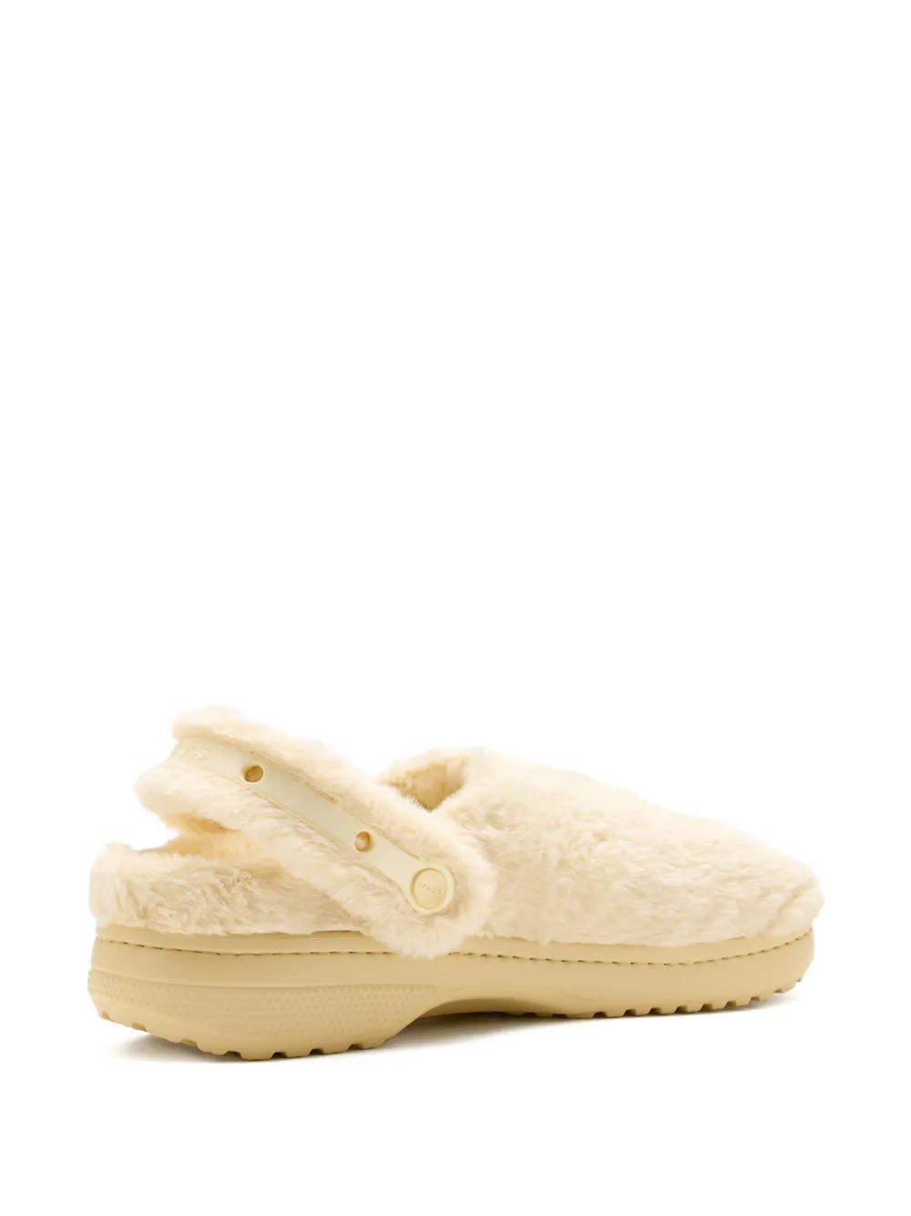Crocs furry mules Beige