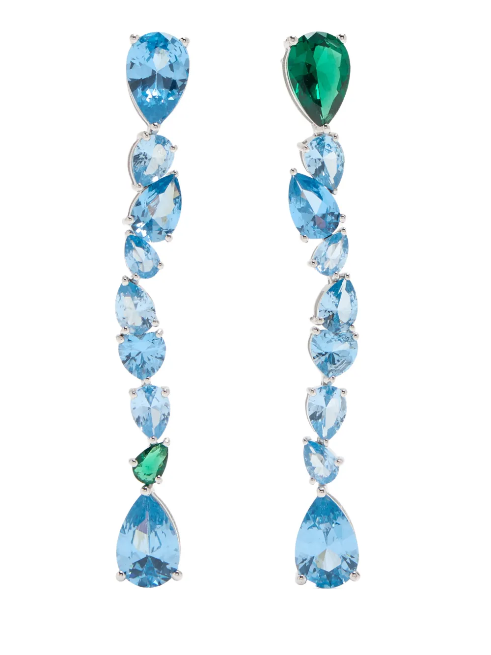 Completedworks Spinel Emerald earrings - Argento