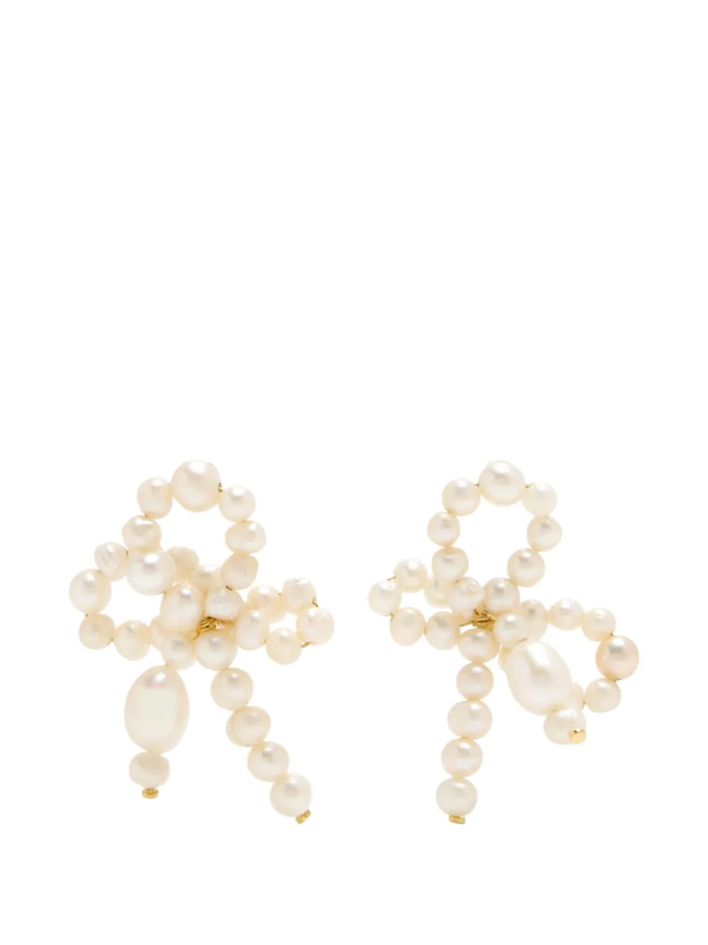 Completedworks pearl-embellished earrings - Oro