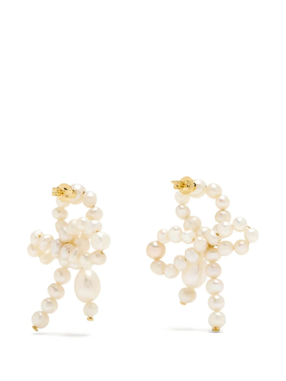  Completedworks Pearl-embellished Earrings - Gold 