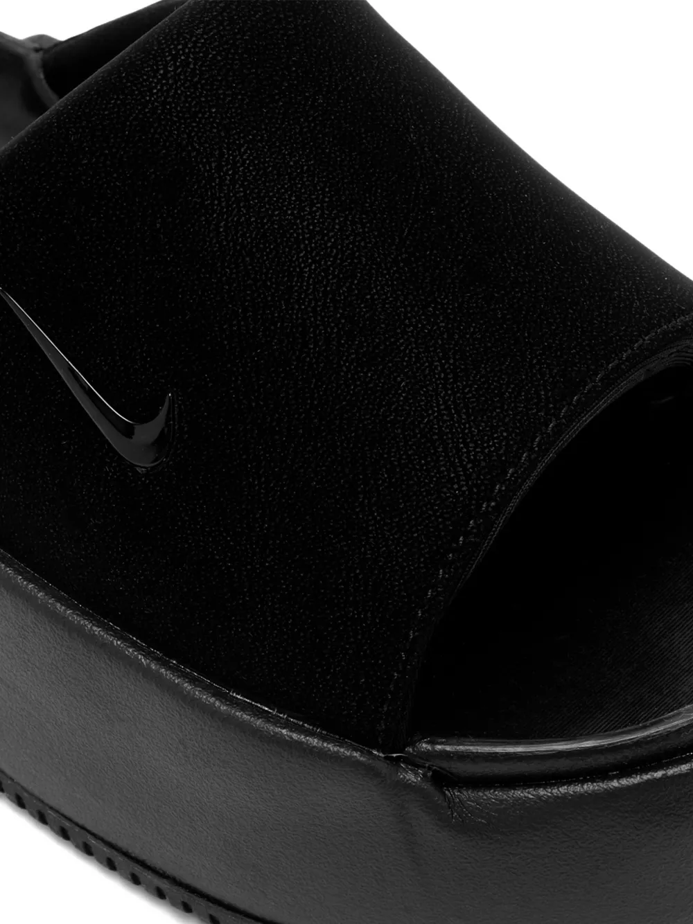 Nike Calm Elevation slides Zwart