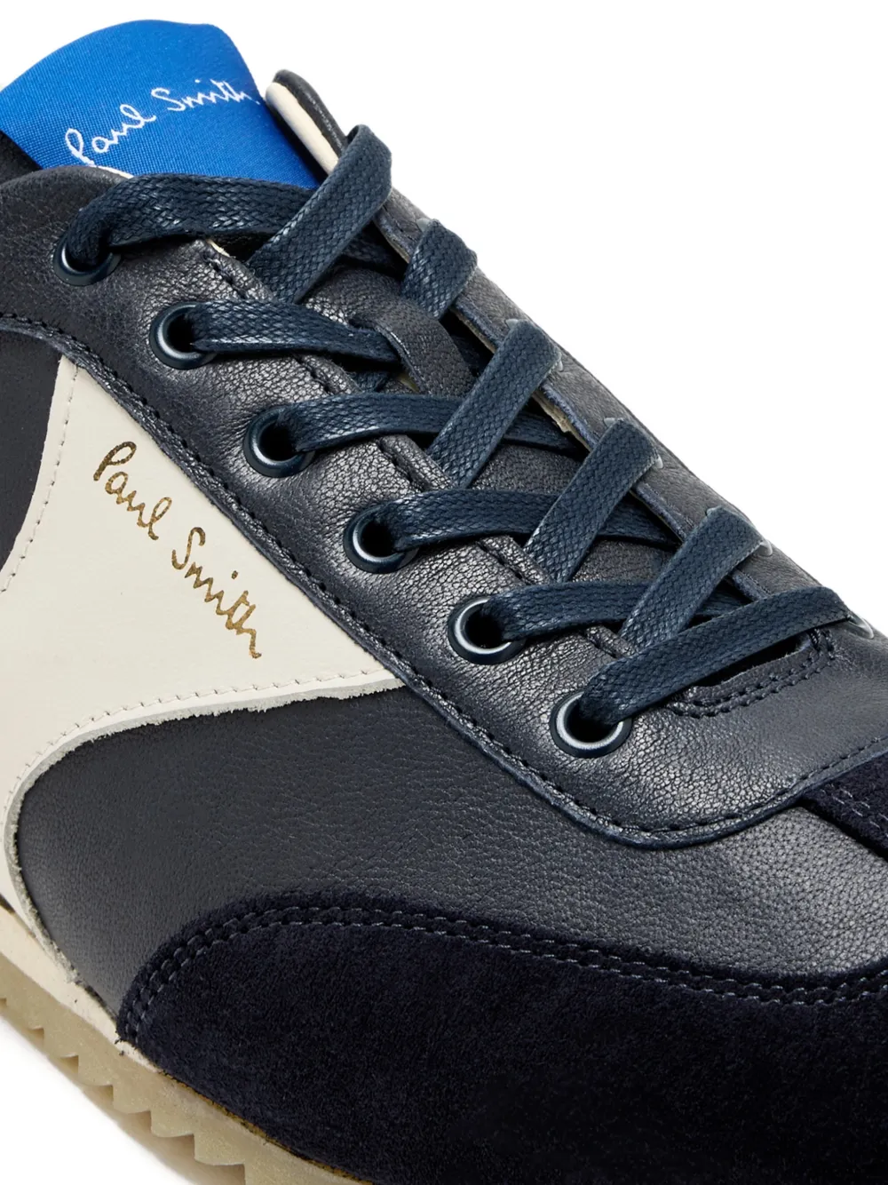Paul Smith Sneakers met suède vlakken Blauw
