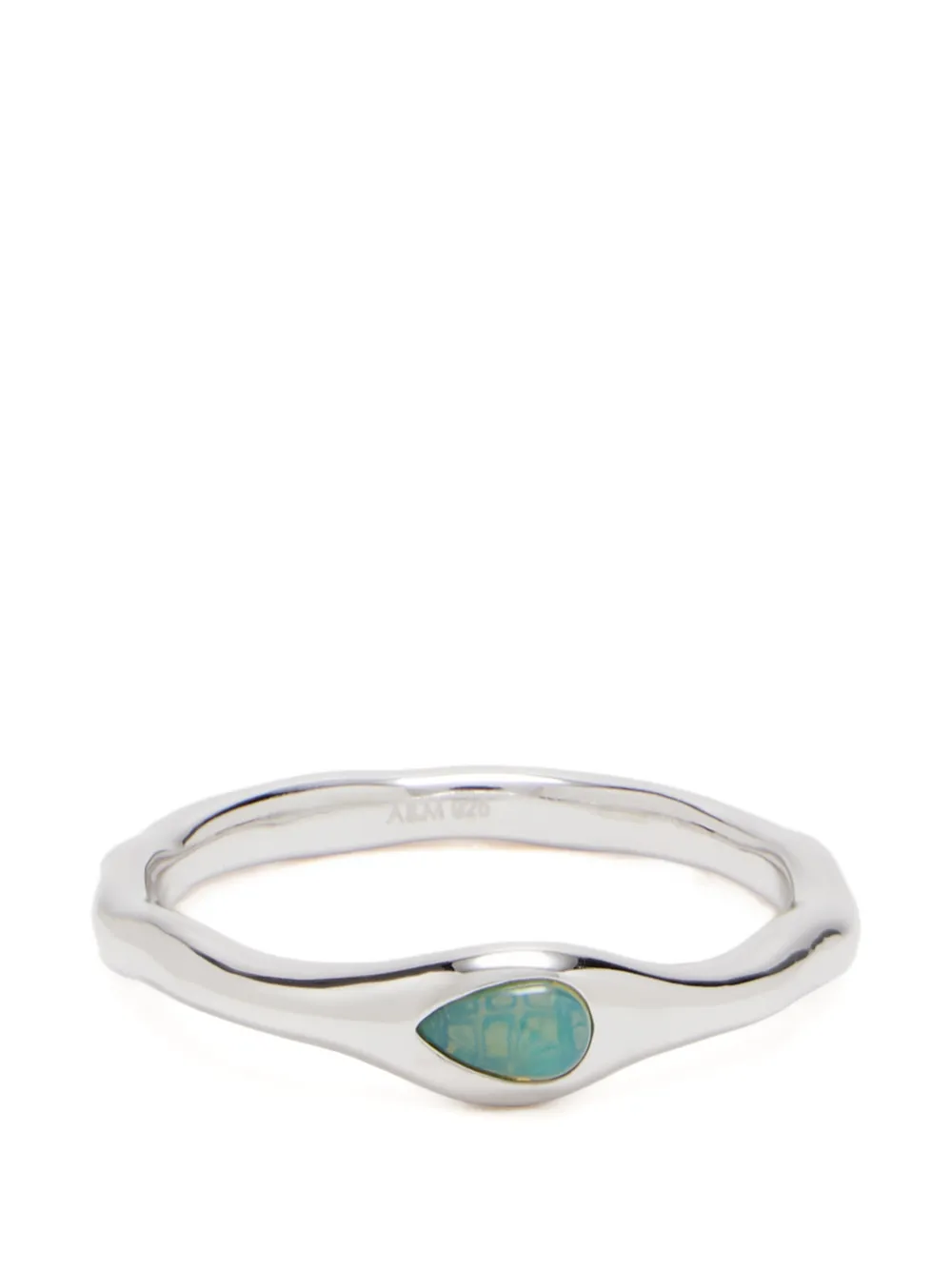 Astrid & Miyu Bezel Opal ring - Argento