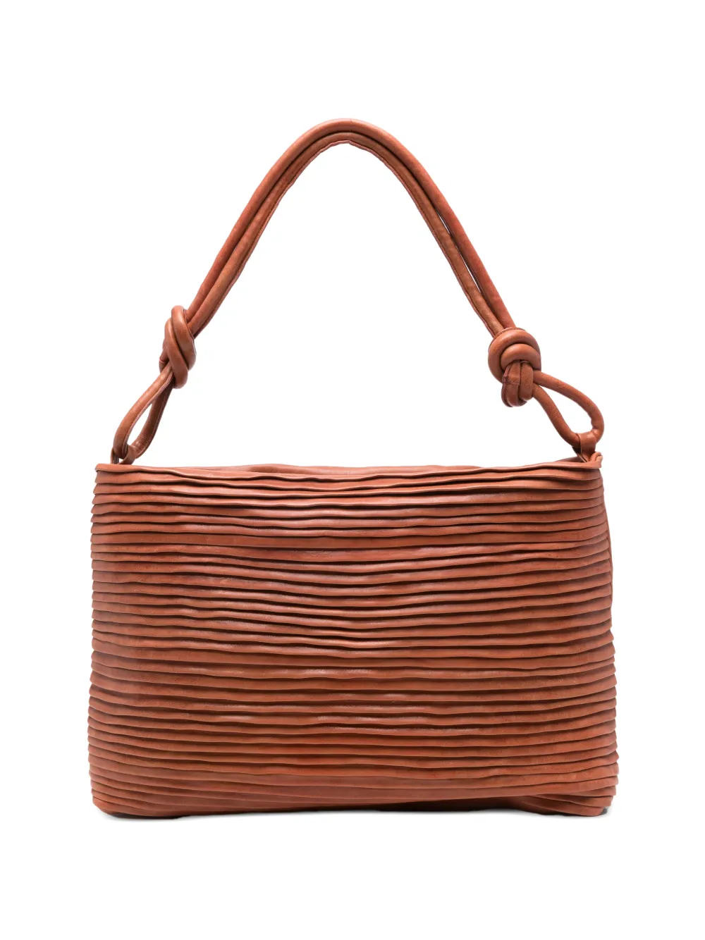 SOMMET Aisha knotted shoulder bag - Marrone