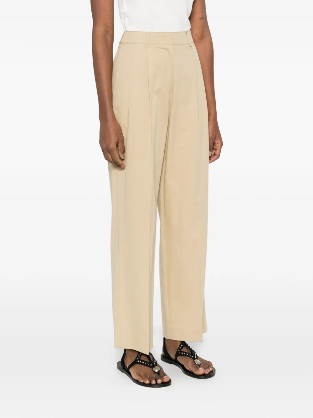  Dunst Pleated Trousers - Neutrals 
