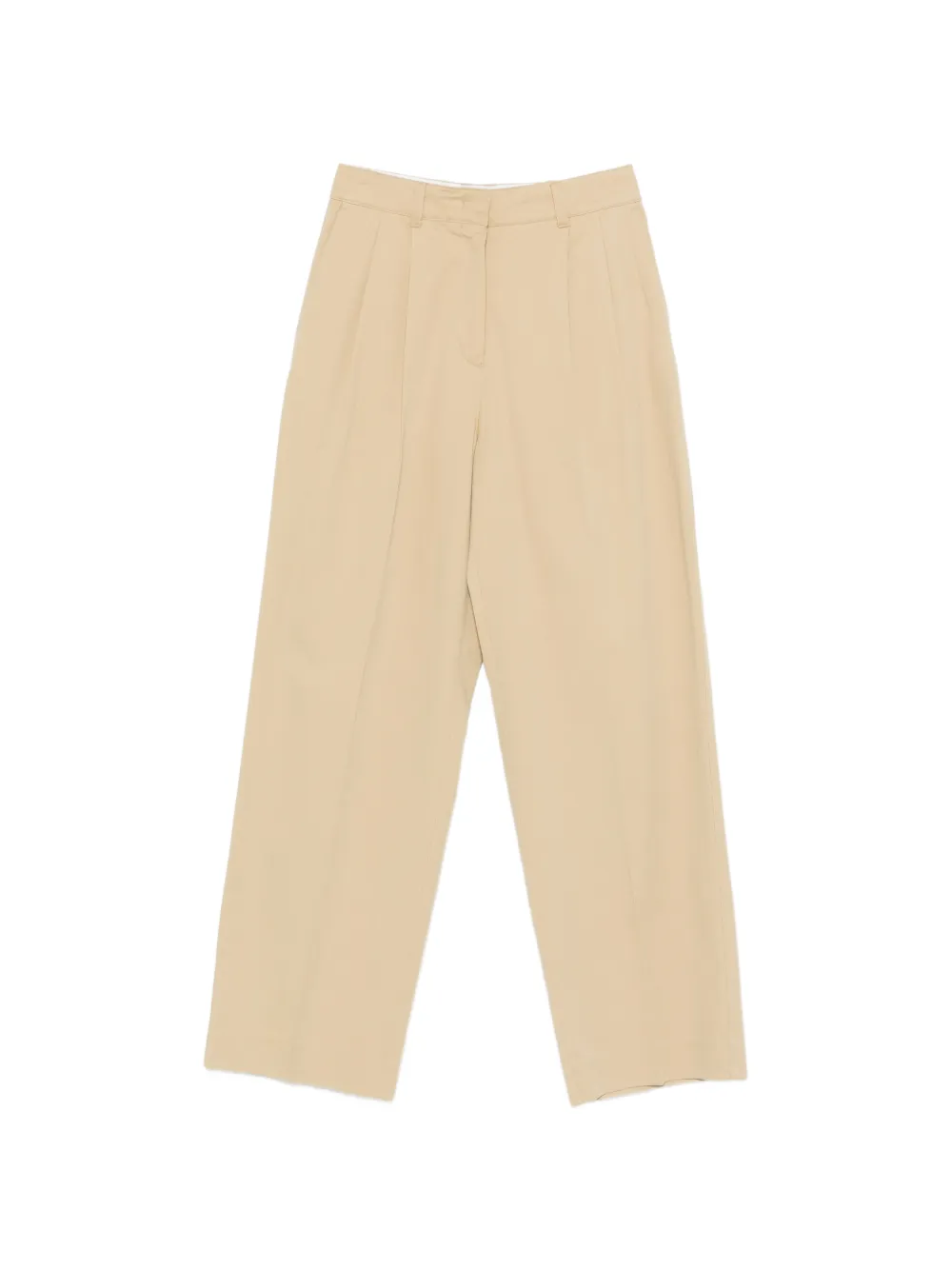 DUNST pleated trousers - Toni neutri