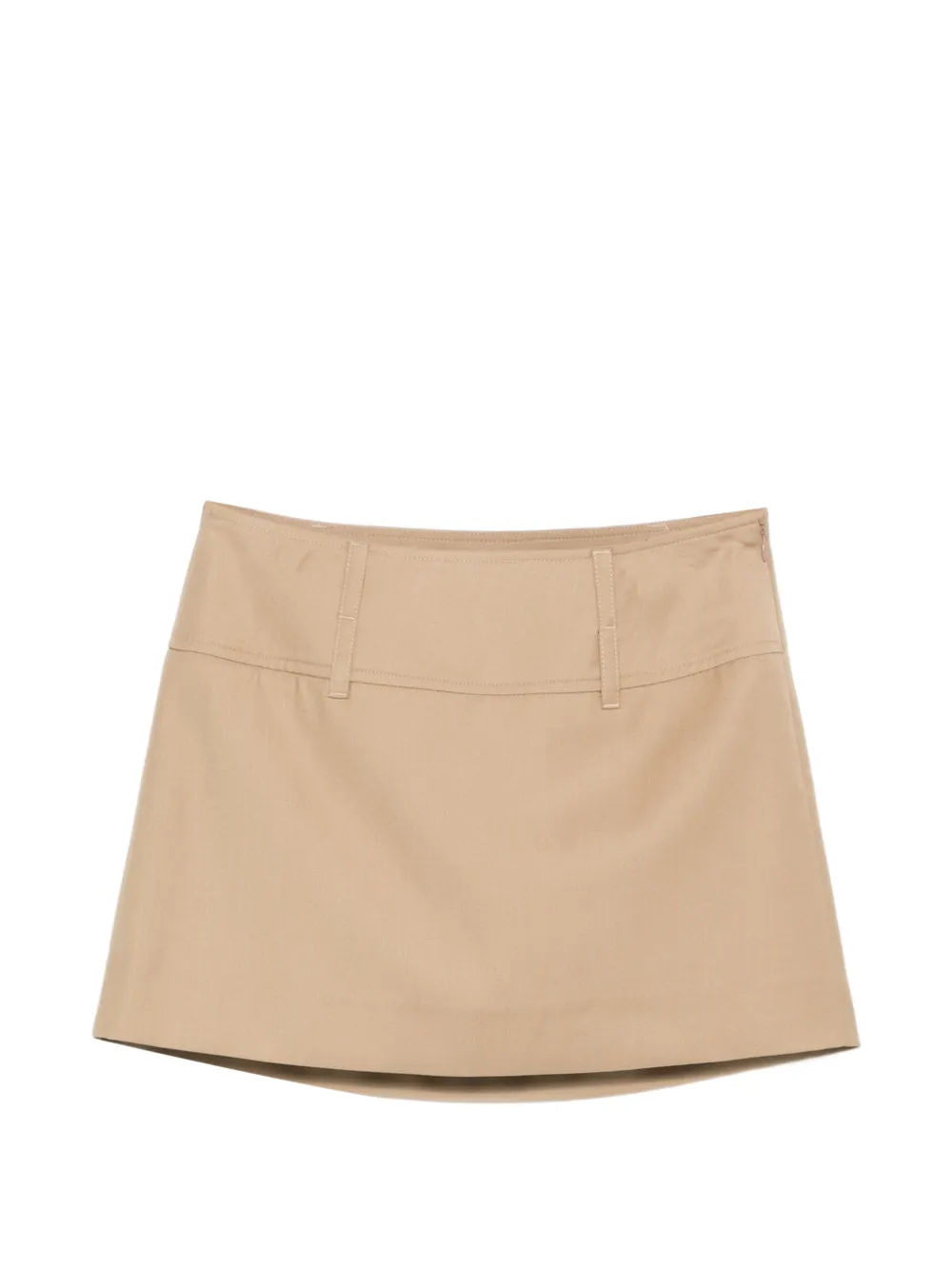 DUNST belt loops fitted skirt - Toni neutri