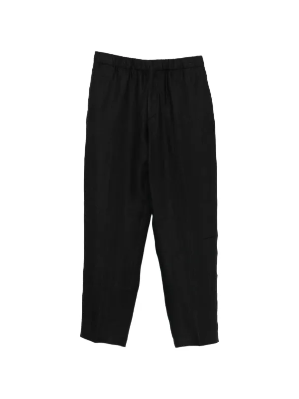 Lardini Elasticated Trousers in Black