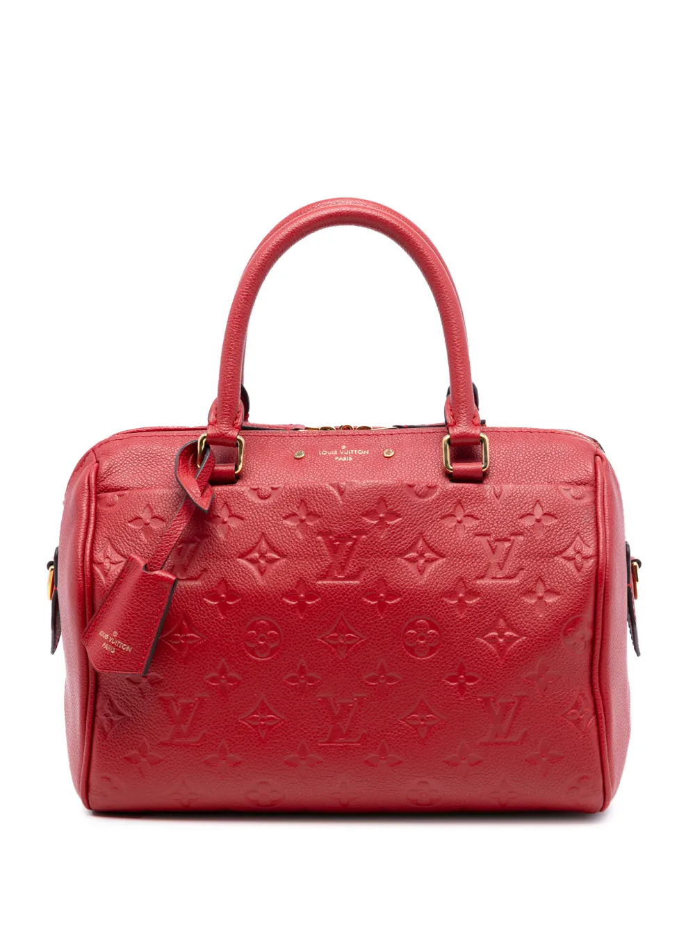 Louis Vuitton Pre-Owned Borsa a tracolla Speedy Bandouliere 25 con monogramma 2016 - Rosso