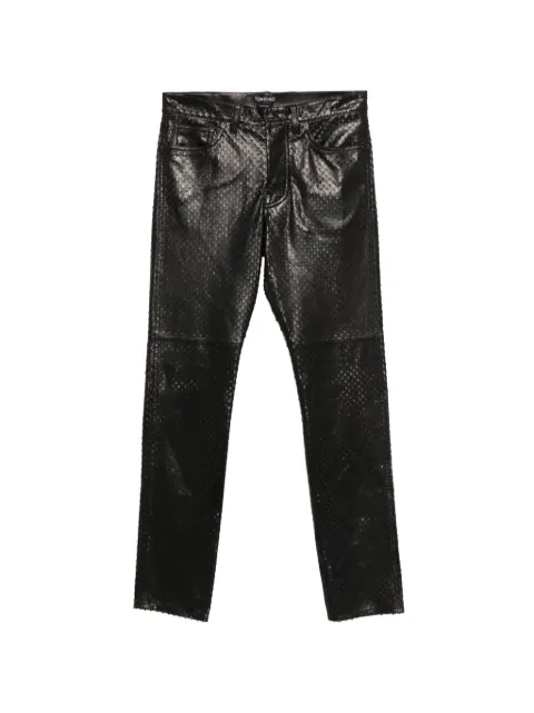 TOM FORD scale-effect trousers