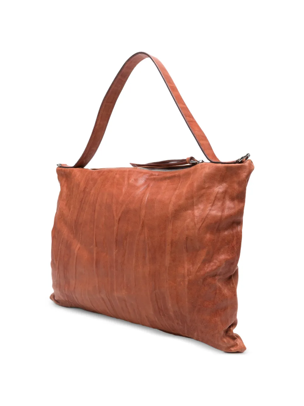 Medium Lexi Top-Zip Leather Shoulder Bag