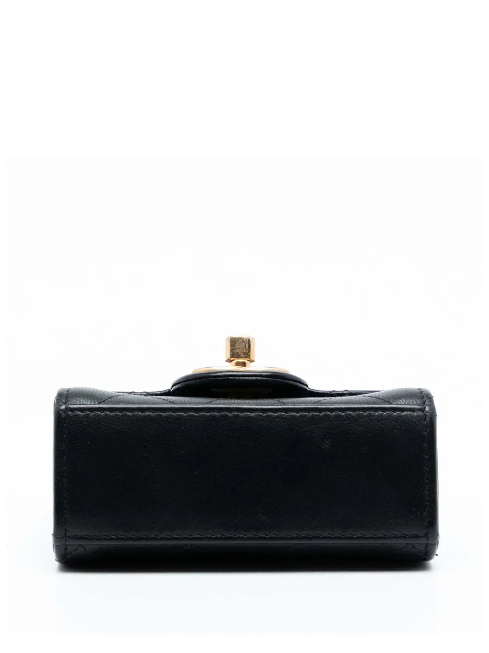 2019 Mini Goatskin Chic Pearls Clutch On Chain Crossbody Bag