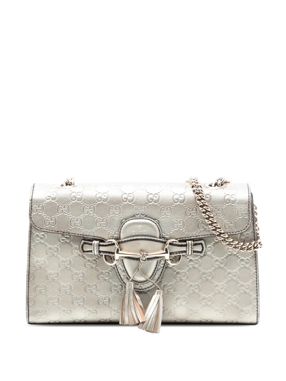 Gucci Pre-Owned 2016-2025 Medium Guccissima Emily shoulder bag - Oro