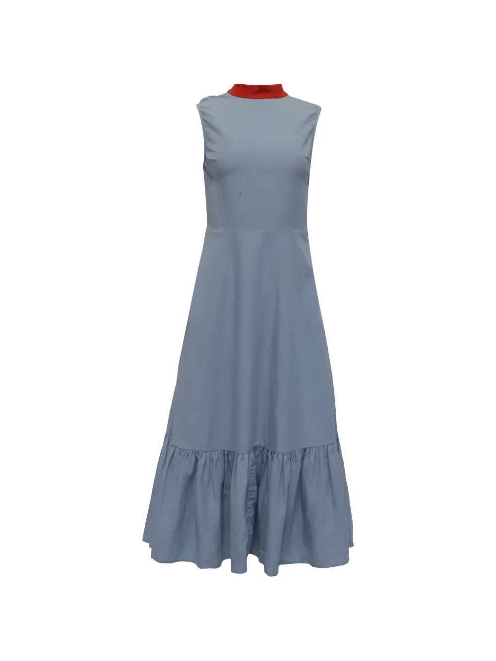 Rejina Pyo ruffled hem cutout midi dress - Blu