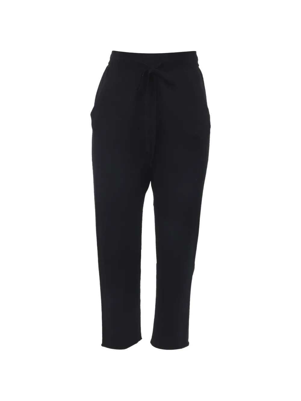 Nili Lotan straight-leg drawstring trousers - Nero