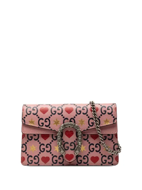 Gucci Pre-Owned 2016-2025 Mini Textured Leather Valentines Day Dionysus crossbody bag