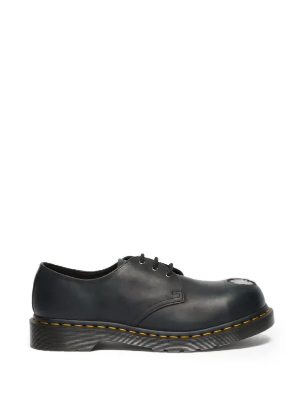 【美品】Dr.Martens 外羽根 ダービー レザーシューズ 黒　UK7 Dr. Martens 1461 MT ダービーシューズ | ブラック | FARFETCH JP