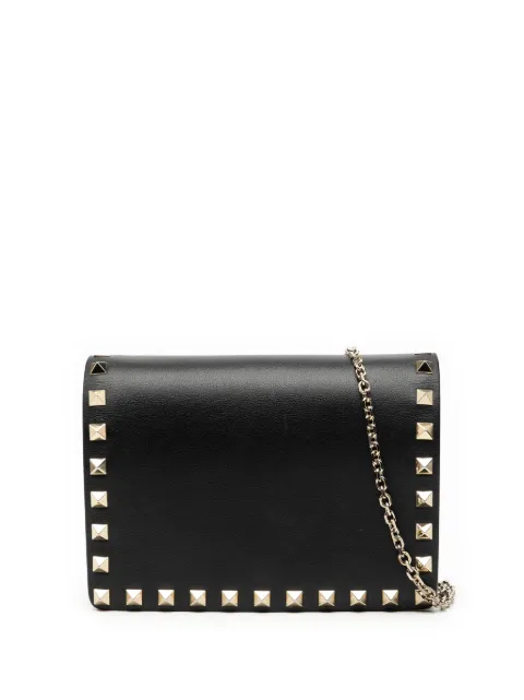 Valentino Garavani Pre-Owned 2000-2025 Leather Rockstud Chain Pouch crossbody bag