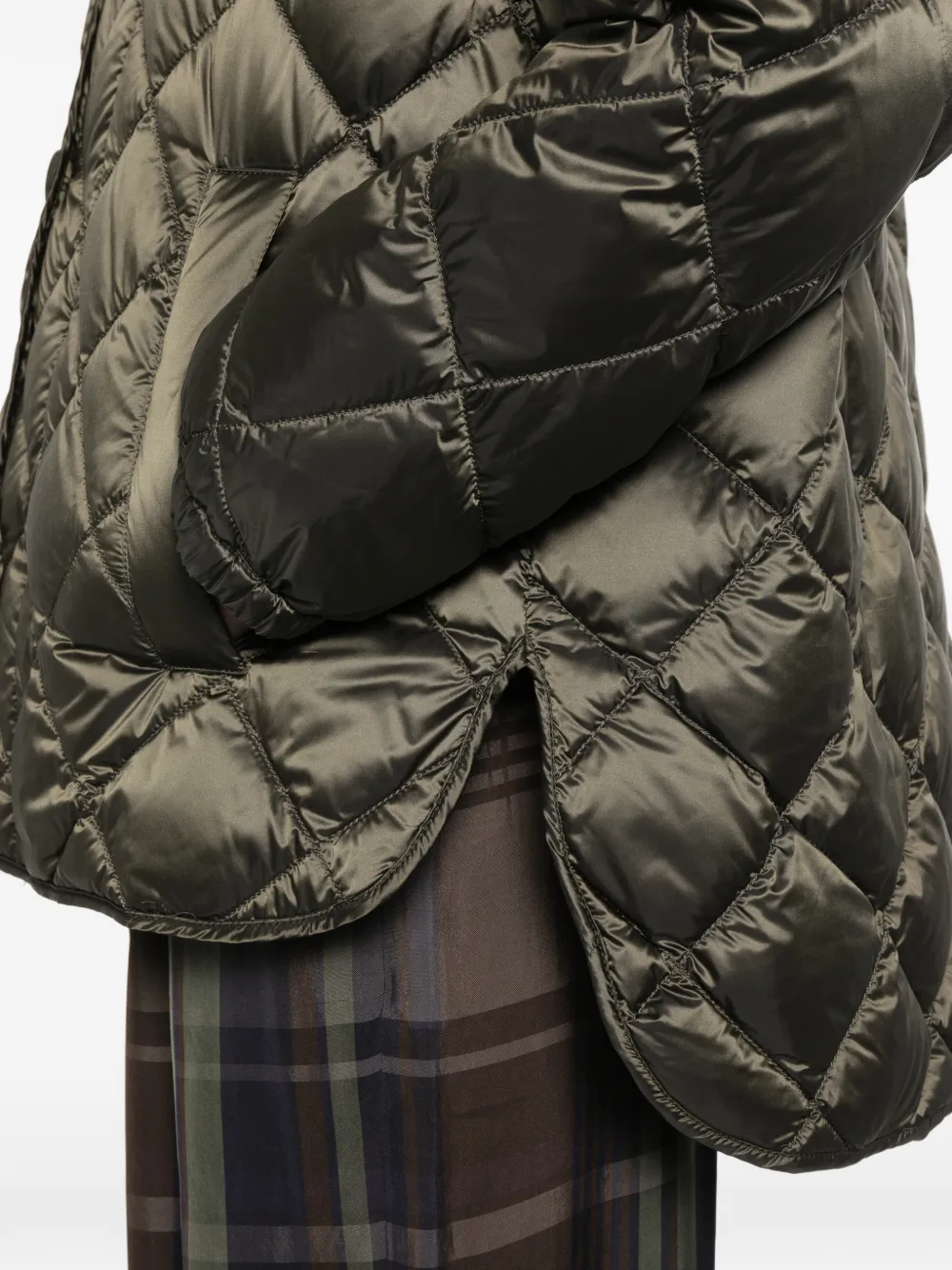 Max Mara Gewatteerd jack met knopen Groen