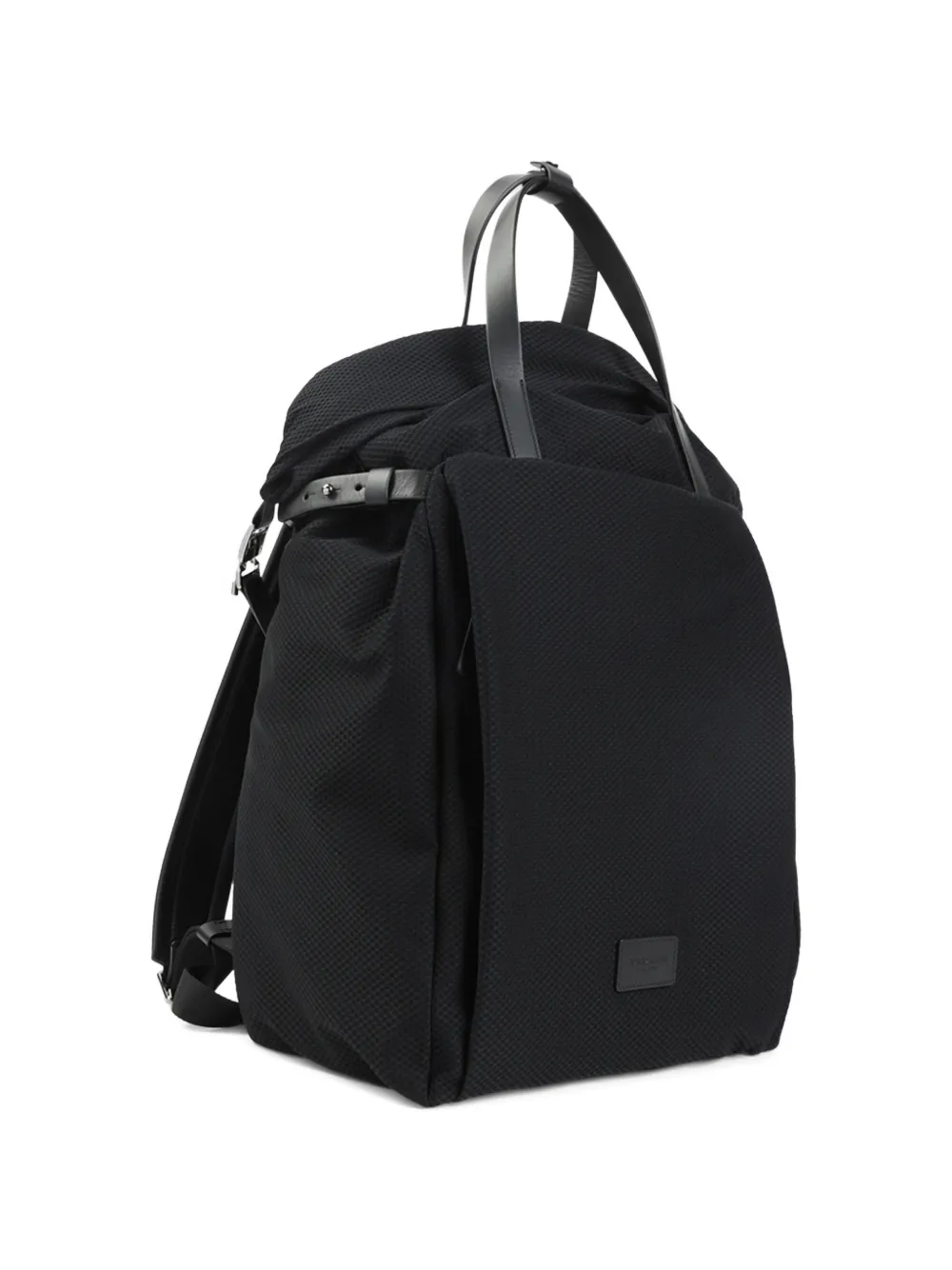  Giorgio Armani Logo-detail Backpack - Black 