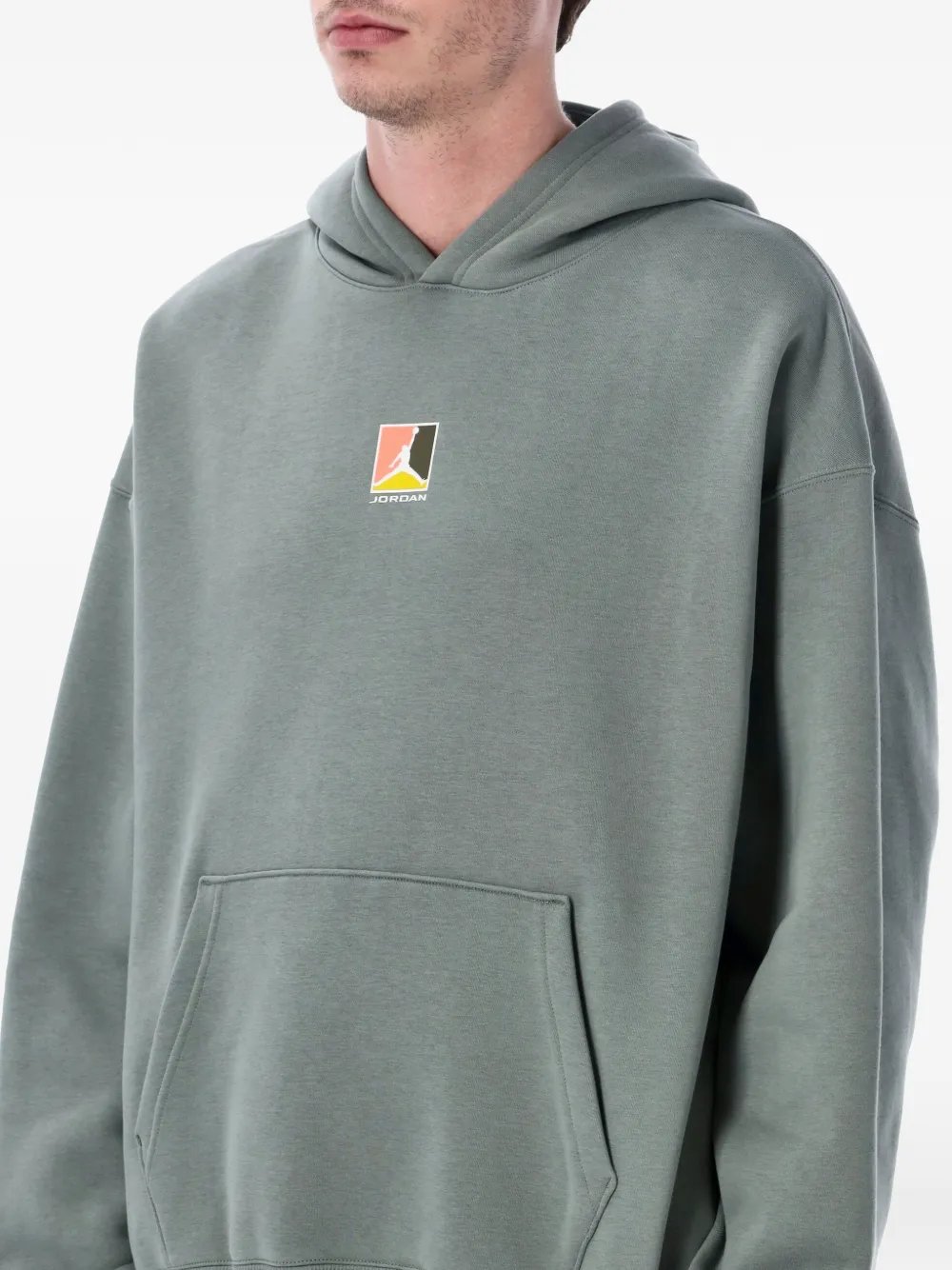 Jordan Hoodie met logodetail Grijs