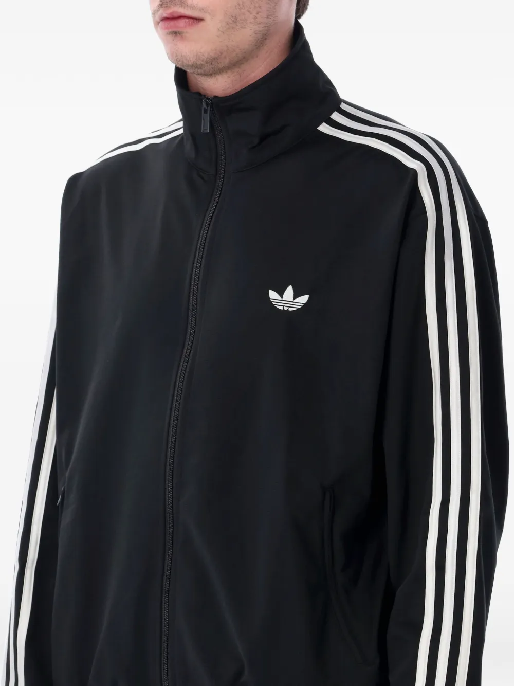 adidas Firebird sweater met rits Zwart