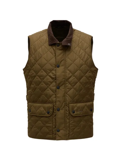 Barbour quilted corduroy collar jacket