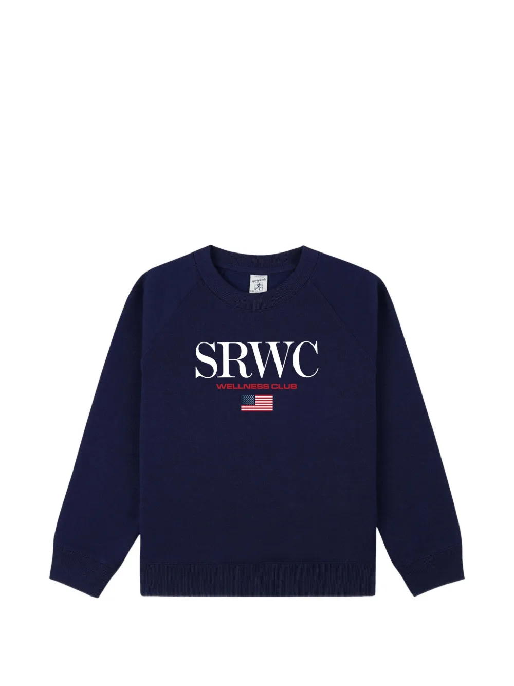 SPORTY & RICH KIDS Nautical embroidered crew-neck sweatshirt - Blu