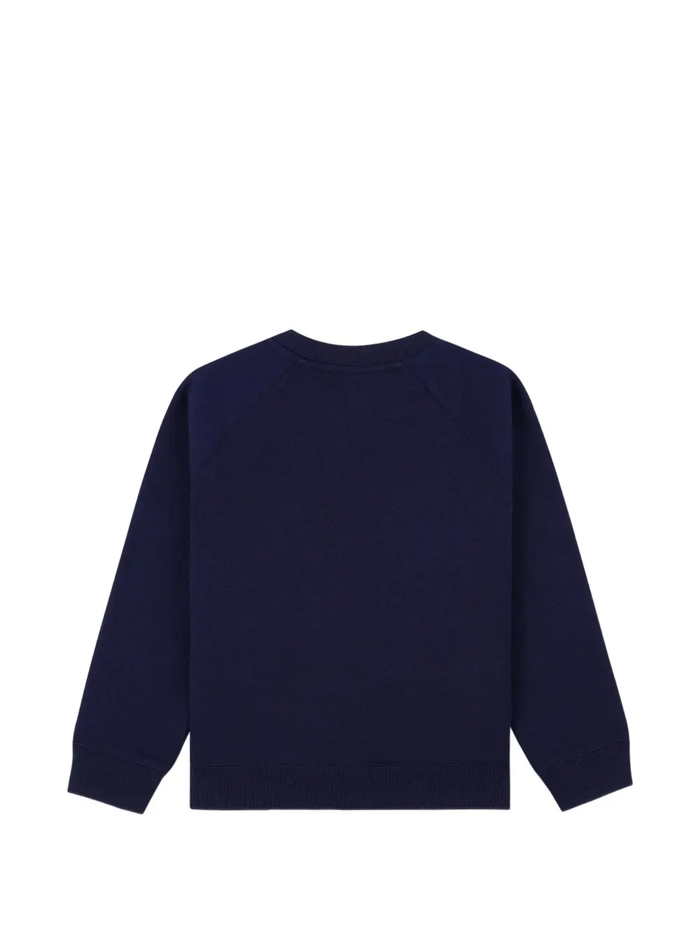 SPORTY & RICH KIDS Nautical sweater met borduurwerk en ronde hals Blauw