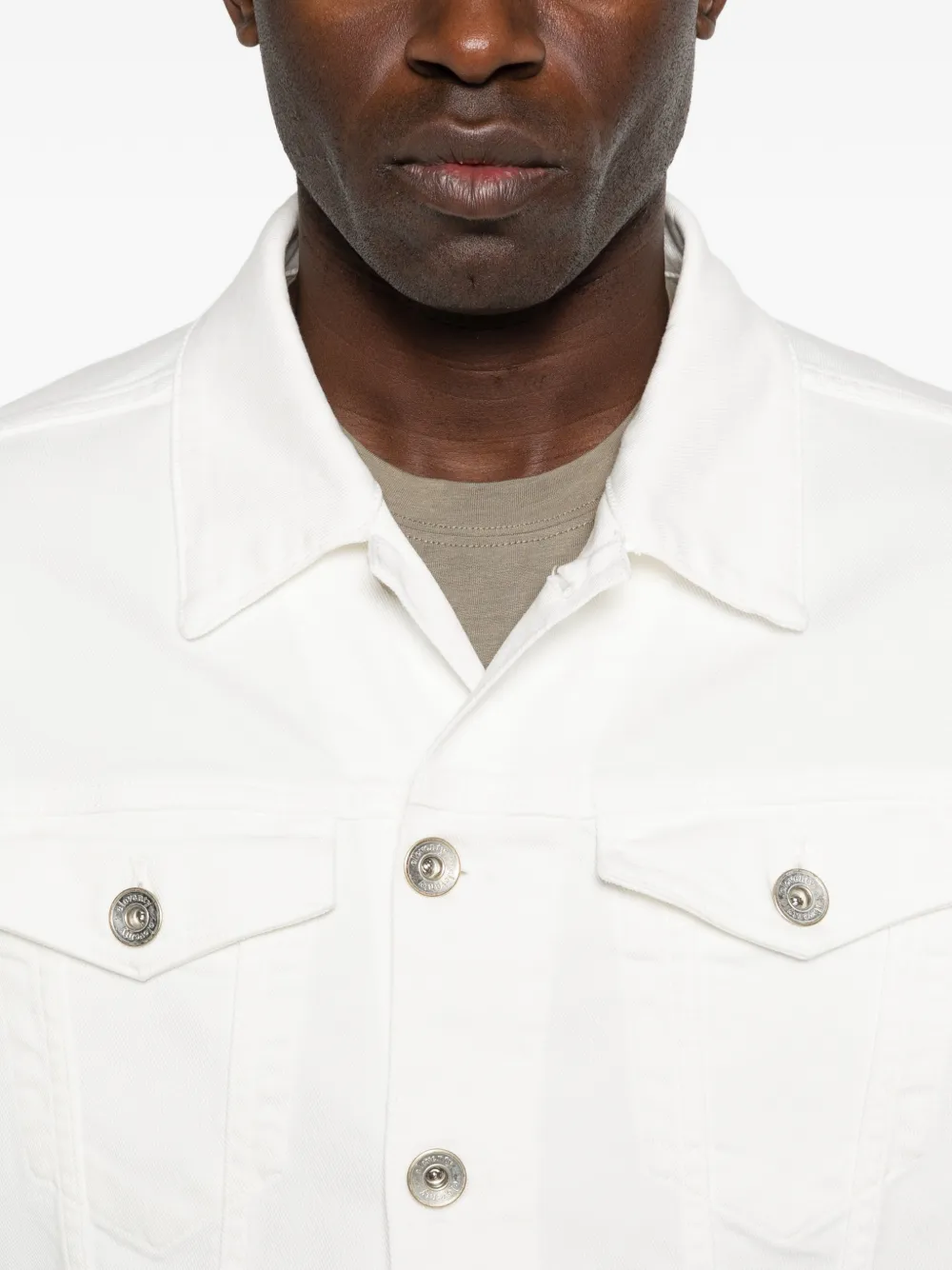 Eleventy Denim jack Wit