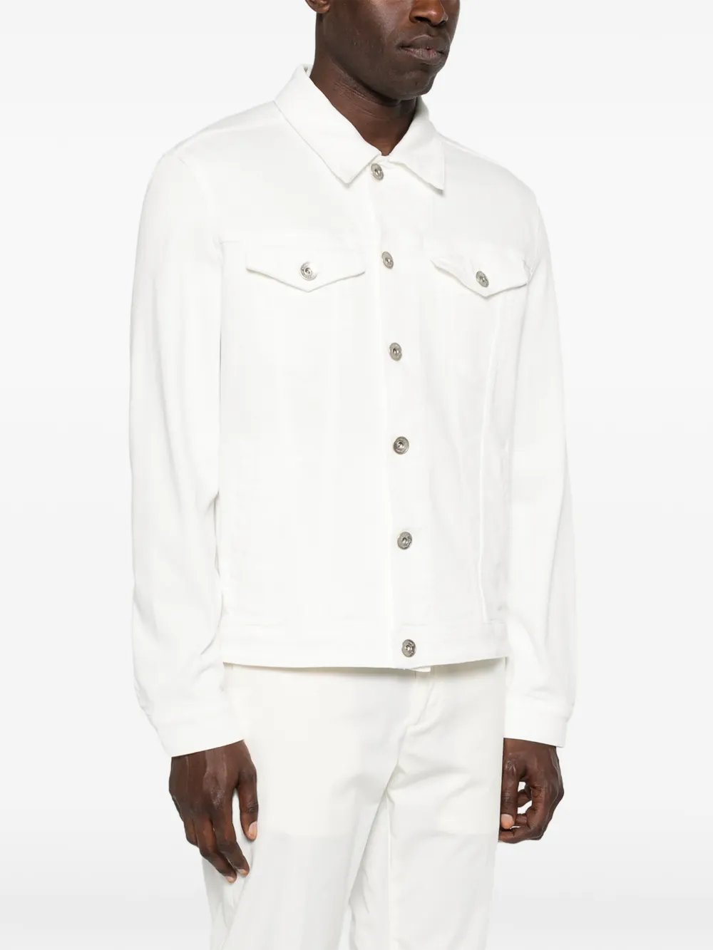 Eleventy Denim jack Wit