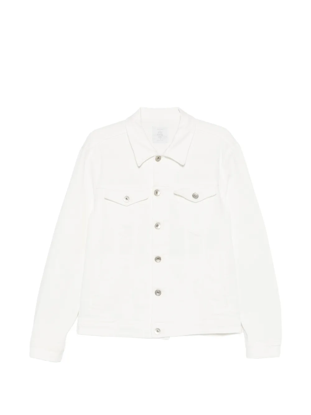 Eleventy flap-pocket denim jacket - Bianco