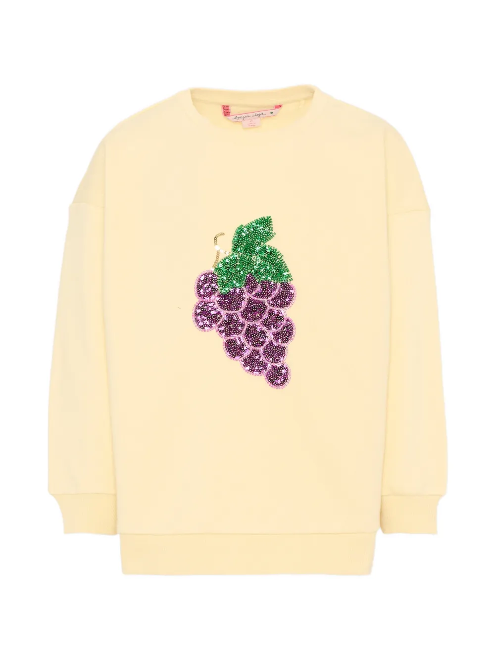 Konges Sløjd sequin grape round-neck sweater - Toni neutri