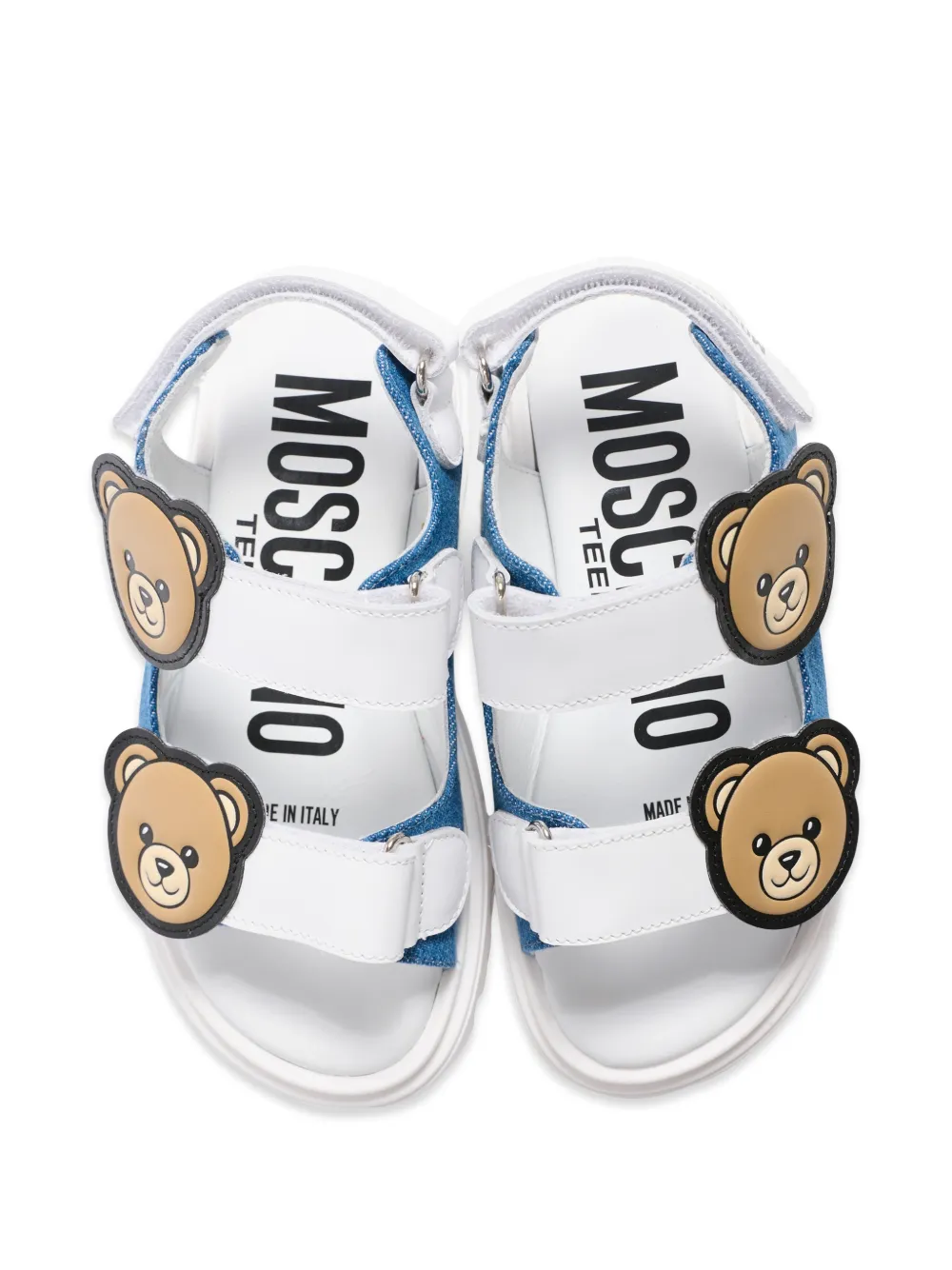Teddy-Applique Sandals