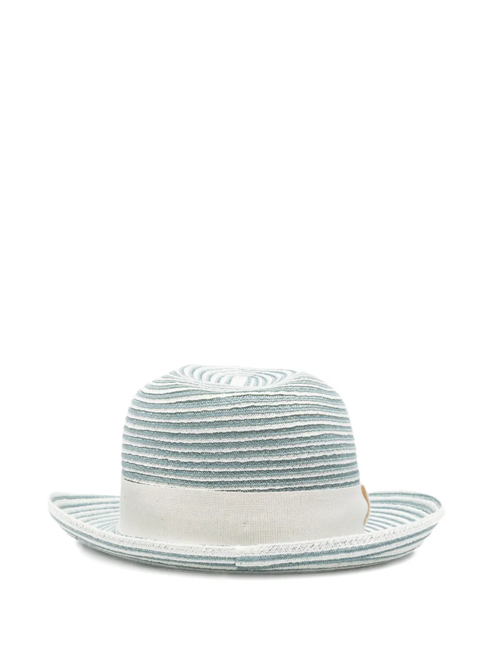  Eleventy Striped Ribbon Hat - Blue 