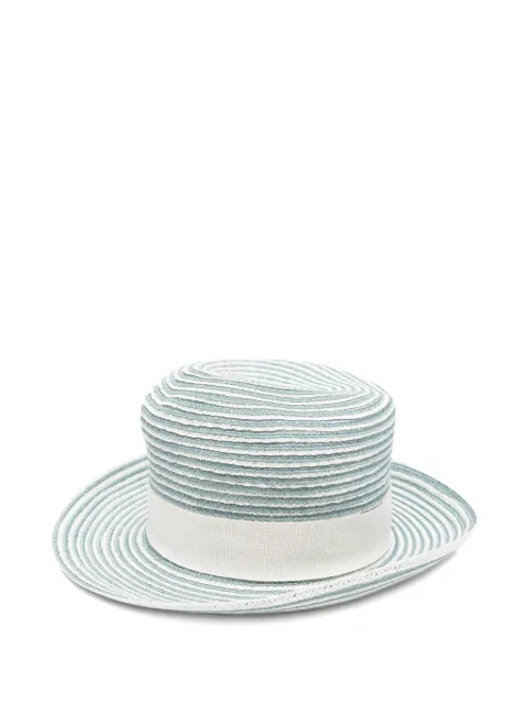 Eleventy striped ribbon hat