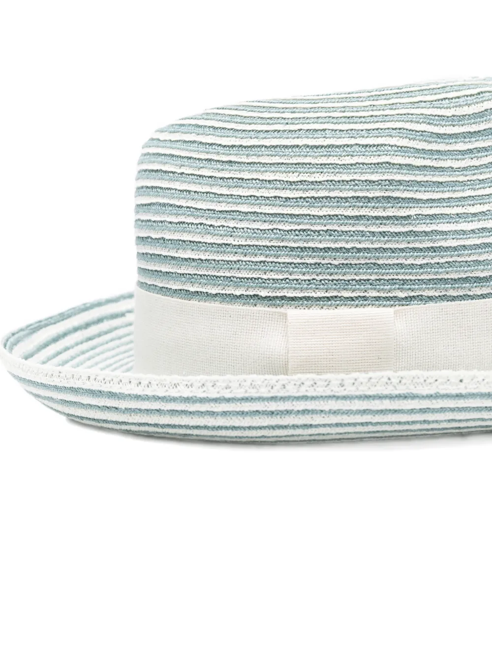 Eleventy Striped Ribbon Hat - Blue 
