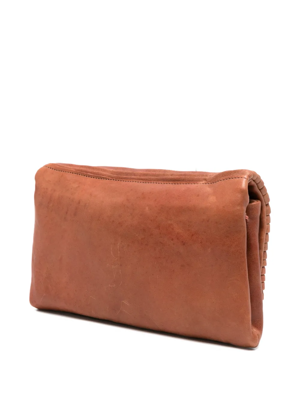  Sommet Soffietta Pleated Cross Body Bag - Brown 