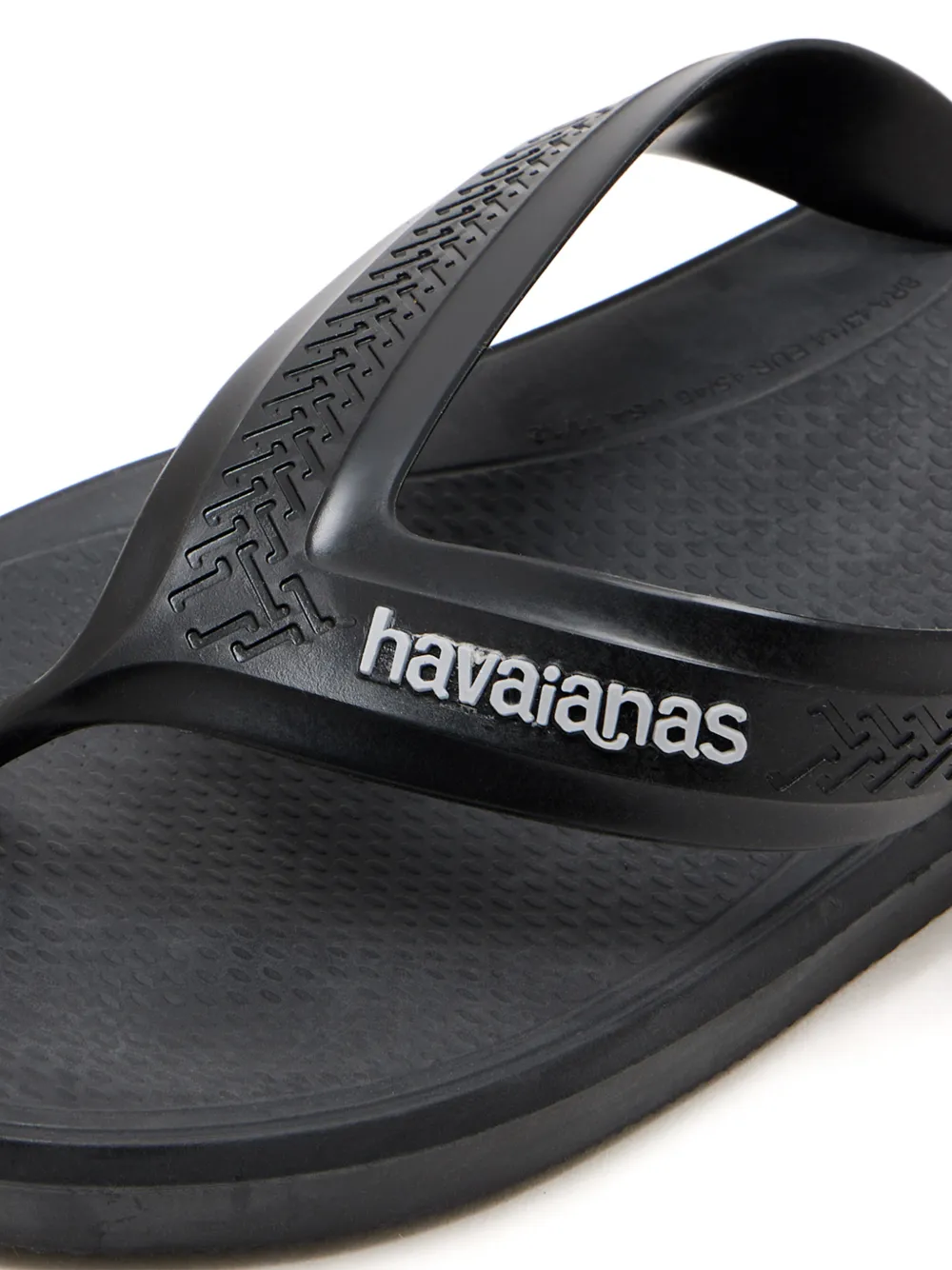 Havaianas Teenslippers met textuur Zwart