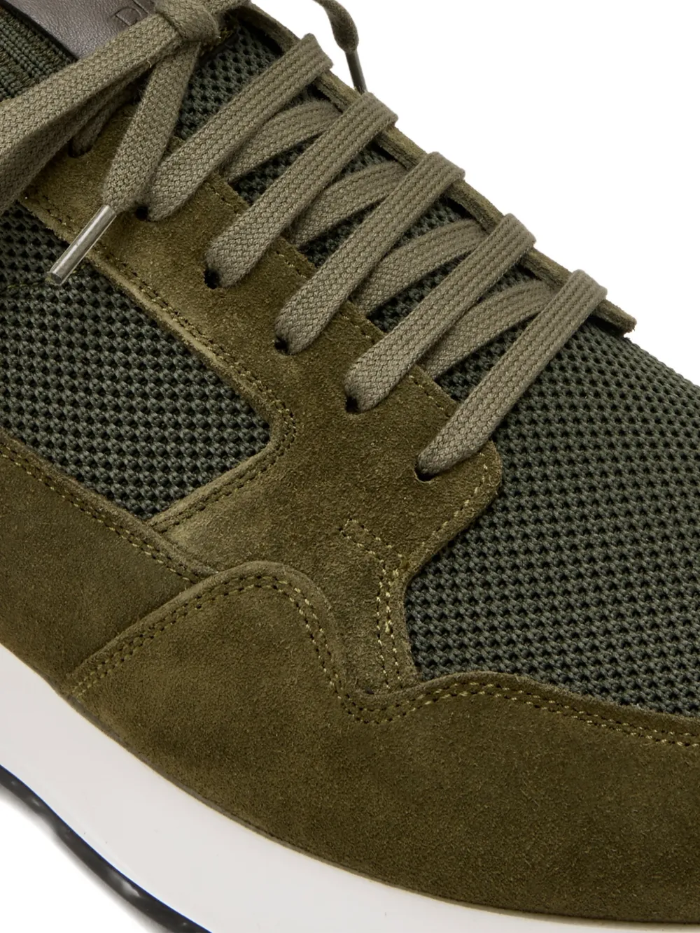 Barrett suede panelled sneakers Groen