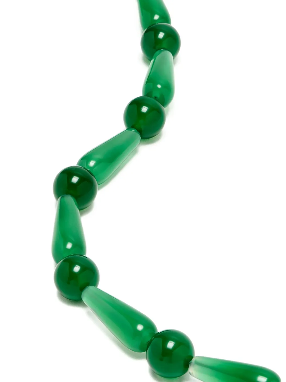 Completedworks Collier à Perles - Vert 