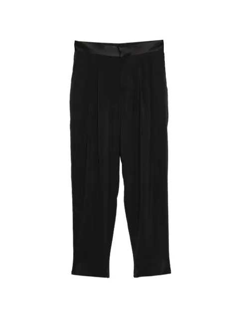 Giorgio Armani satin trim trousers