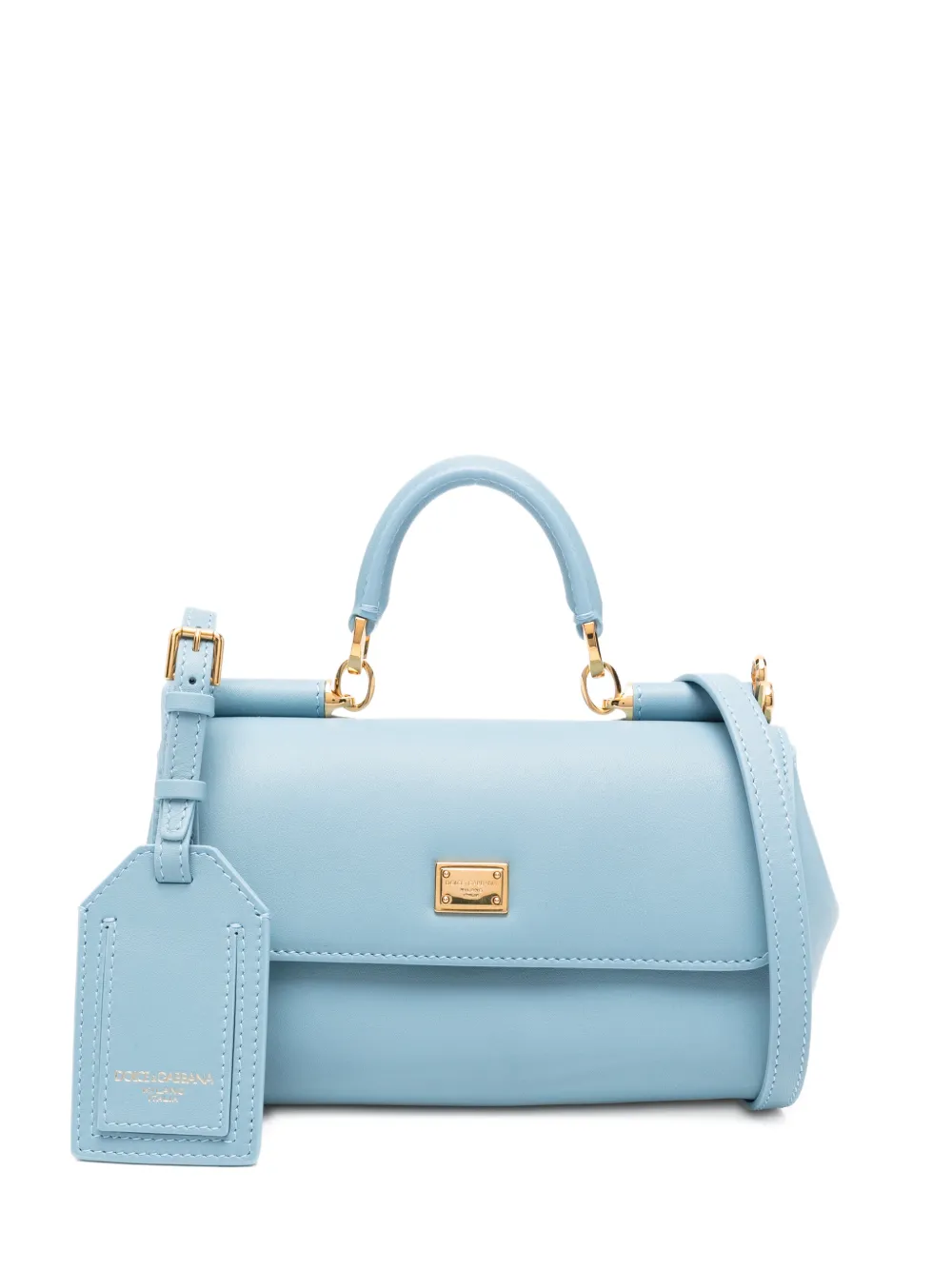 Dolce & Gabbana mini My Sicily leather tote bag - Blu