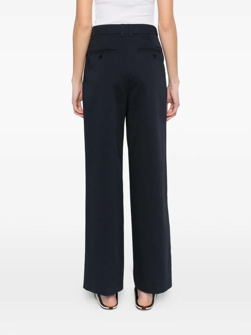 DUNST Geplooide pantalon Zwart