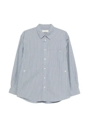 A.P.C. ストライプ ポケット シャツ | グリーン | FARFETCH JP