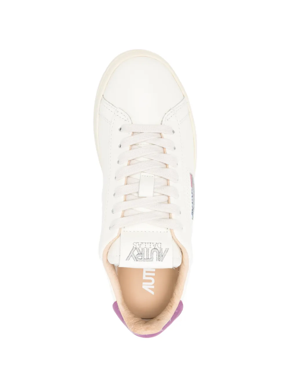 Autry panelled sneakers Wit