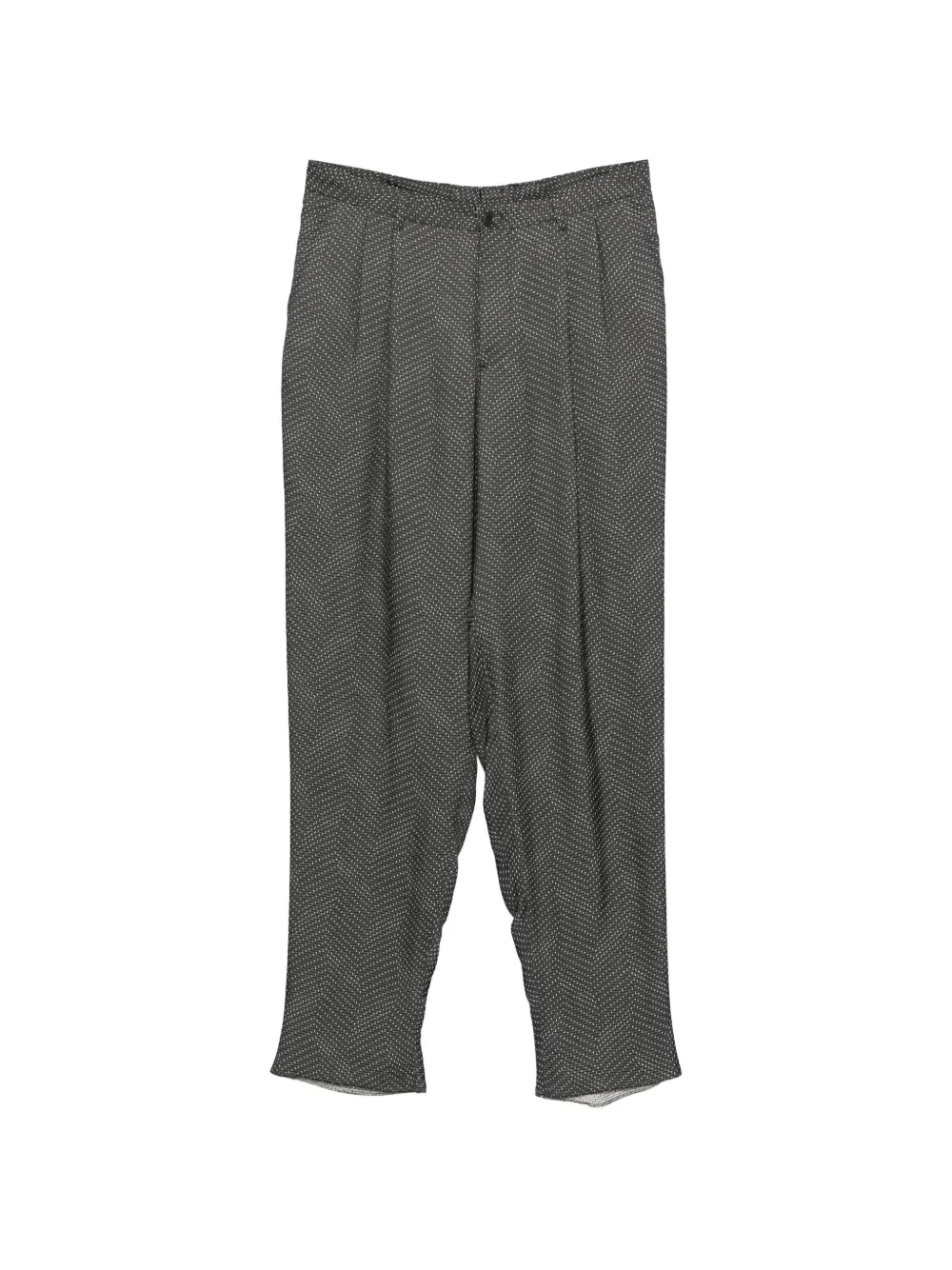 Giorgio Armani patterned trousers - Grigio