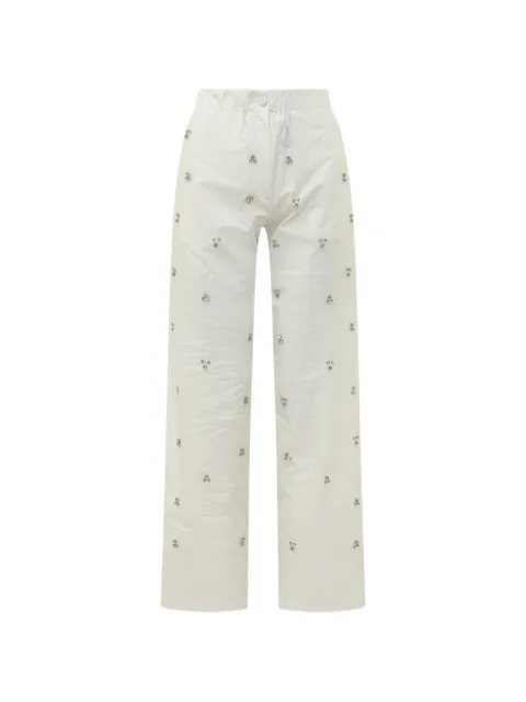 A Paper Kid crystal-embellished trousers